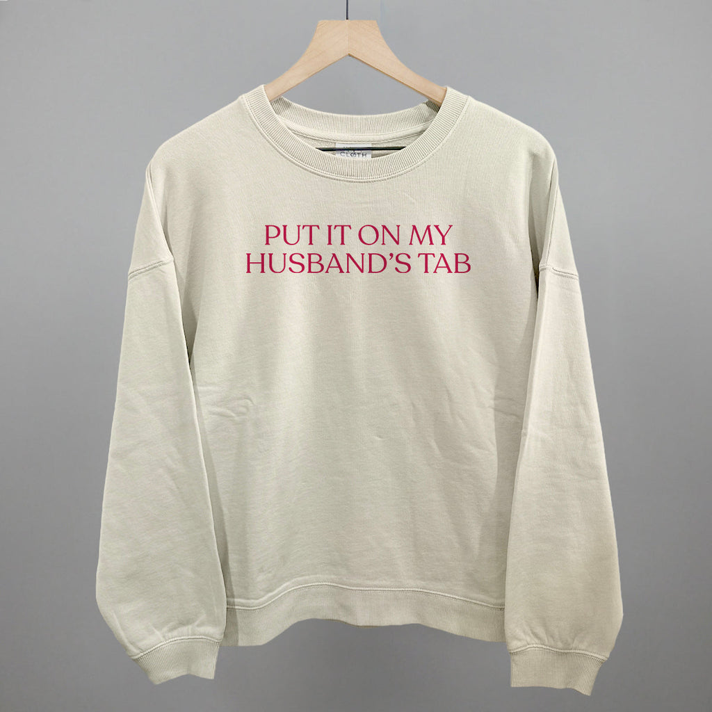 Put It On My Husband's Tab (Pink)