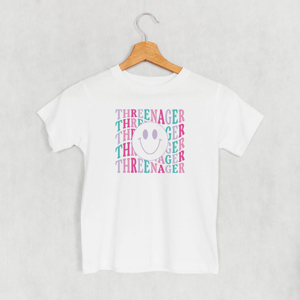 Threenager (Pink + Purple) (Kids)