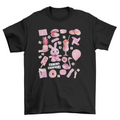 Awesome girl Fashion Pink Tones elements photographic collage Woman