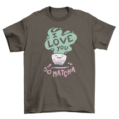 Cute matcha tea drink t-shirt