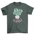 Cute matcha tea drink t-shirt