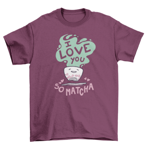 Cute matcha tea drink t-shirt