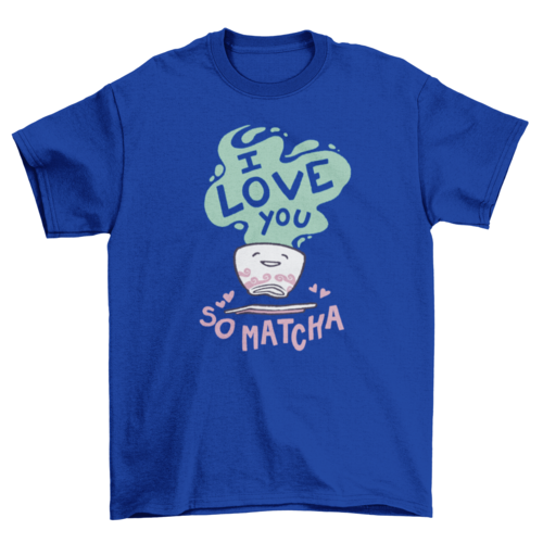 Cute matcha tea drink t-shirt