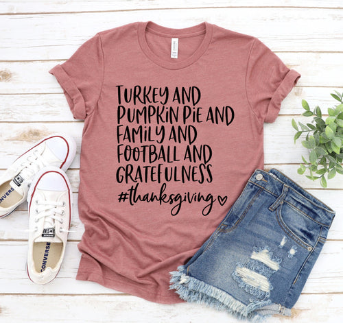 Turkey & Pumpkin Pie T-shirt